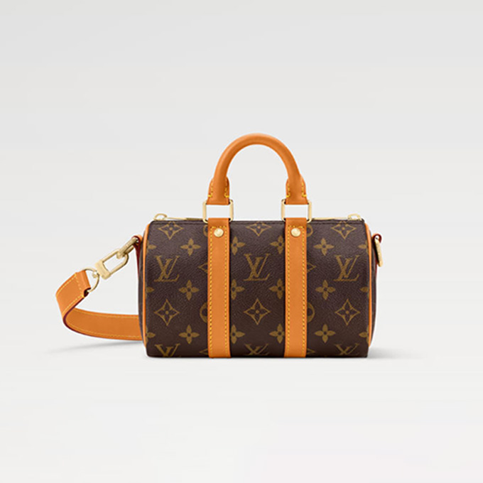 lv louis vuitton nano keepall monogram archive canvas mini duffle bag #m2a427